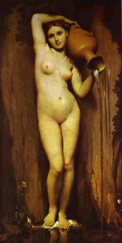 Jean Auguste Dominique Ingres The Source. France oil painting art